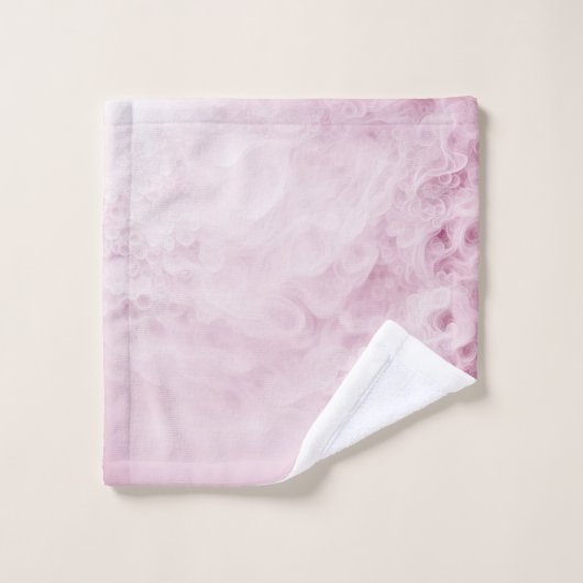 Pastel Roze Swirl Abstract Bad Handdoek (Wasdoekje)