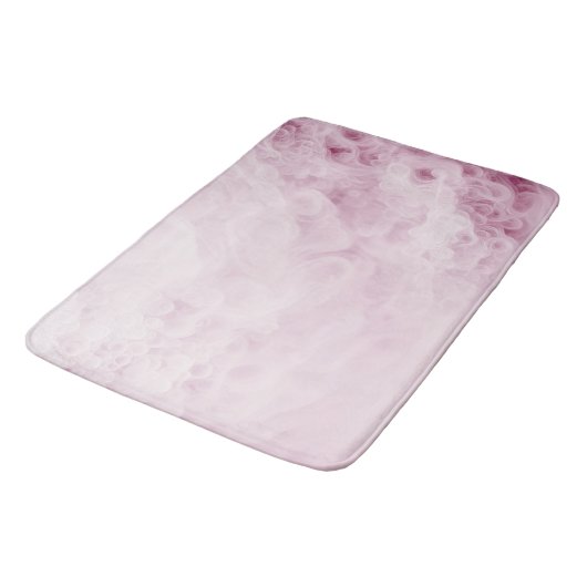 Pastel Roze Swirl Abstract Badmat (Gekanteld)