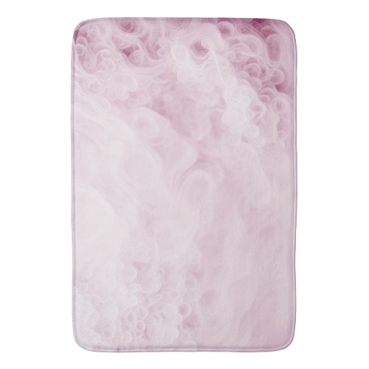 Pastel Roze Swirl Abstract Badmat (Voorkant Verticaal)