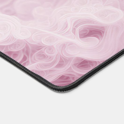 Pastel Roze Swirl Abstract Bureaumat (Hoek)