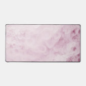Pastel Roze Swirl Abstract Bureaumat (Voorkant)