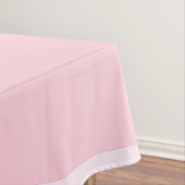 Pastel roze tafelkleed (Voorbeeld)