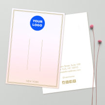 Pastel Roze toevoegen Logo ombre Hair Clip display