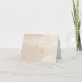 Pastel Roze Trouw Dankkaart Bedankkaart (Achterkant)