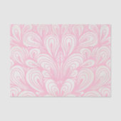 Pastel roze veer decoupage tissuepapier (Voorkant)