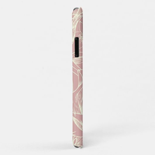 Pastel Roze ventilator Case-Mate iPhone Case (Achterkant/rechts)