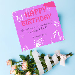 Pastel Roze Verjaardag Bliss servetten