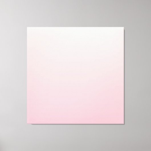 Pastel roze verloop achtergrond canvas afdruk (Voorkant)