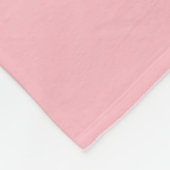 Pastel roze verloop achtergrond fleece deken (Hoek)