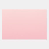 Pastel roze verloop achtergrond inpakpapier vel (Voorkant 3)