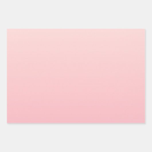 Pastel roze verloop achtergrond inpakpapier vel (Voorkant 2)
