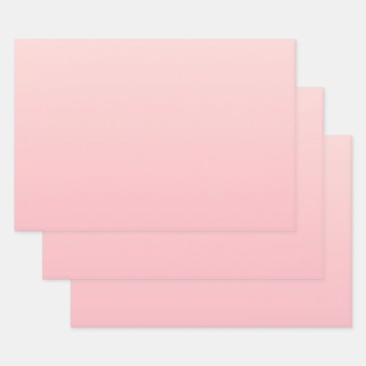 Pastel roze verloop achtergrond inpakpapier vel (Set)