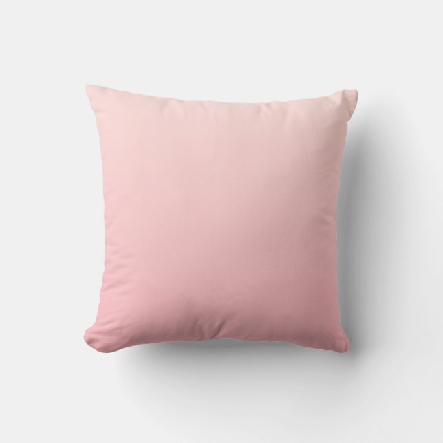 Pastel roze verloop achtergrond kussen (Voorkant)