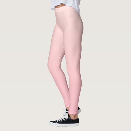 Pastel roze verloop achtergrond leggings (Links)