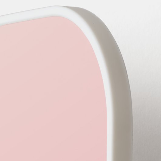 Pastel roze verloop achtergrond pickleball paddle (Links Detail)