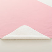 Pastel roze verloop achtergrond sherpa deken (3/4)