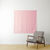 Pastel roze verloop achtergrond wandkleed (In situ)