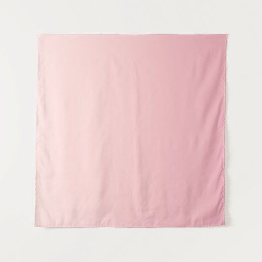 Pastel roze verloop achtergrond wandkleed (Voorkant)