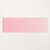 Pastel roze verloop achtergrond yogamat (Achterkant (horizontaal))