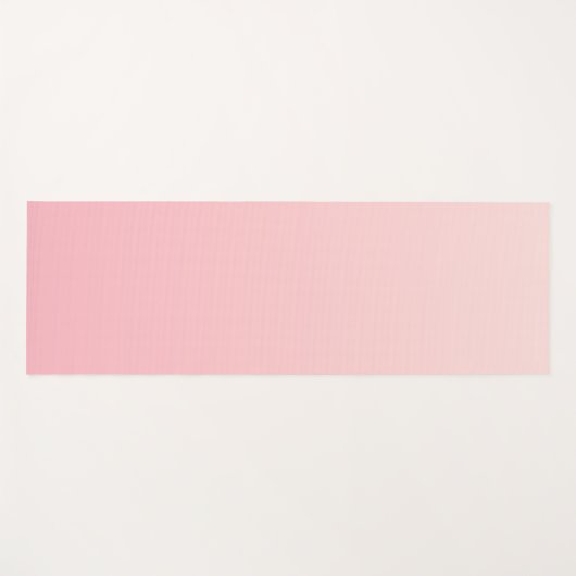 Pastel roze verloop achtergrond yogamat (Voorkant (horizontaal))