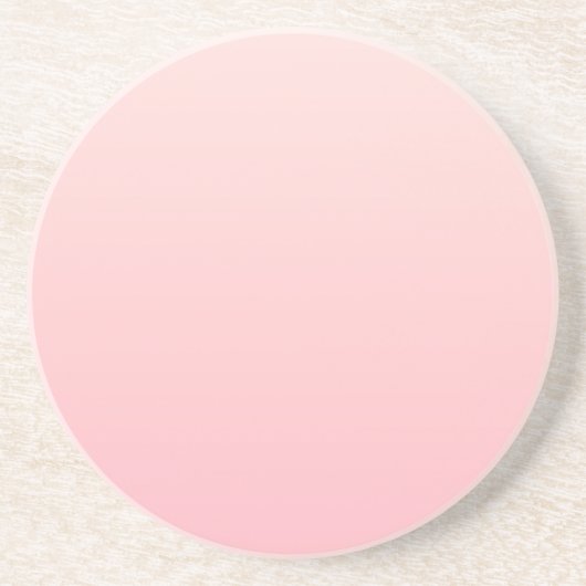 Pastel roze verloop achtergrond zandsteen onderzetter (Voorkant)