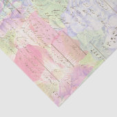 Pastel Roze , vette ontkleurde platte vezeldraal Tissuepapier (Detail)