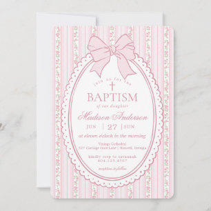 Pastel Roze Vintage Fantasie Bloemendoop Kaart