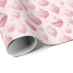  pastel roze Waterverf decoratiepatroon Cadeaupapier