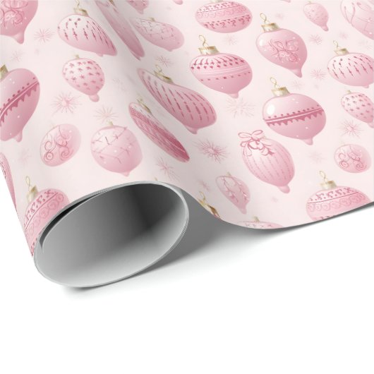 pastel roze Waterverf decoratiepatroon Cadeaupapier (Rol Hoek)