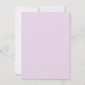 Pastel roze Waterverf Florals Twin Baptisme Kaart (Achterkant)