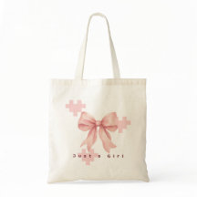 Pastel Roze Waterverf Strik Tas
