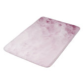 Pastel Roze Wervelend Abstract Badmat (Gekanteld)