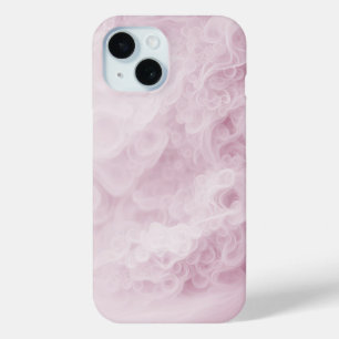 Pastel Roze Wervelend Abstract iPhone 15 Case