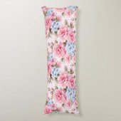 PASTEL ROZE WIT BLAUWE WATERVERF LICHAAMSKUSSEN (Voorkant Verticaal)