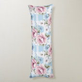  PASTEL ROZE WIT BLAUWE WATERVERF LICHAAMSKUSSEN (Achterkant (Verticaal))