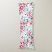 PASTEL ROZE WIT BLAUWE WATERVERF LICHAAMSKUSSEN (Voorkant Verticaal)