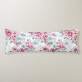  PASTEL ROZE WIT BLAUWE WATERVERF LICHAAMSKUSSEN (Voorkant)