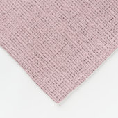 Pastel Roze Wit Kant Textuur Fleece Deken (Hoek)