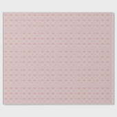 pastel roze zilveren bloem cadeaupapier (Vlak)