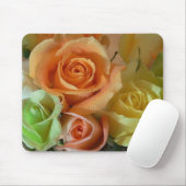Pastel Rozen-Mousepad Muismat (Met muis)