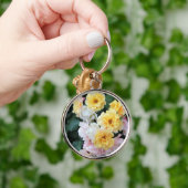 Pastel-Rozen Sleutelhanger (Hand)