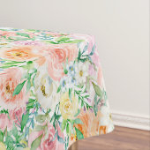 Pastel rozentuin tafelkleed (Voorbeeld)