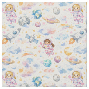 Pastel Ruimte Meisjes Stof