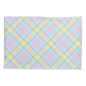 Pastel ruit kussensloop (Achterkant)