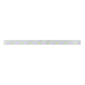 Pastel ruitjespatroon  satijnen lint (Voorkant)