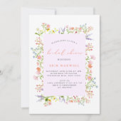 Pastel Rustic Lijst Vrijgezellenfeest Kaart (Voorkant)