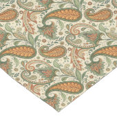 Pastel Rustic Paisley Boho Accent voor uw tafel Lange Tafelloper (Hoek)