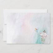 Pastel Safari Animals gepersonaliseerde Birthday P Kaart (Achterkant)