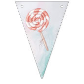 Pastel Safari Animals gepersonaliseerde Birthday P Vlaggetjes (Eerste vlag)