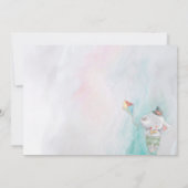 Pastel Safari Dieren Gepersonaliseerd Baby shower Kaart (Achterkant)